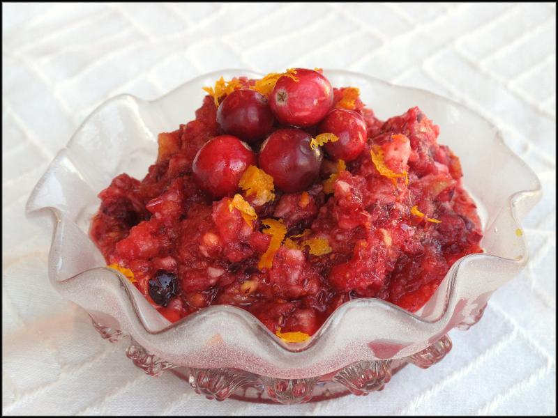Cranberry relish is a delightful twist on a Thanksgiving classic. JACK CLEMONS PHOTO